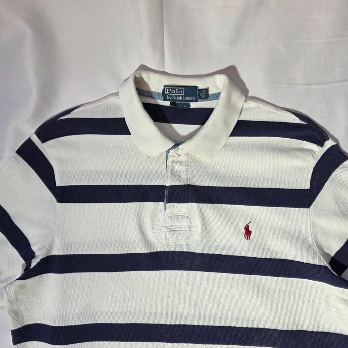 [XL]폴로 랄프로렌 스트라이프 카라 반팔 상품이미지3