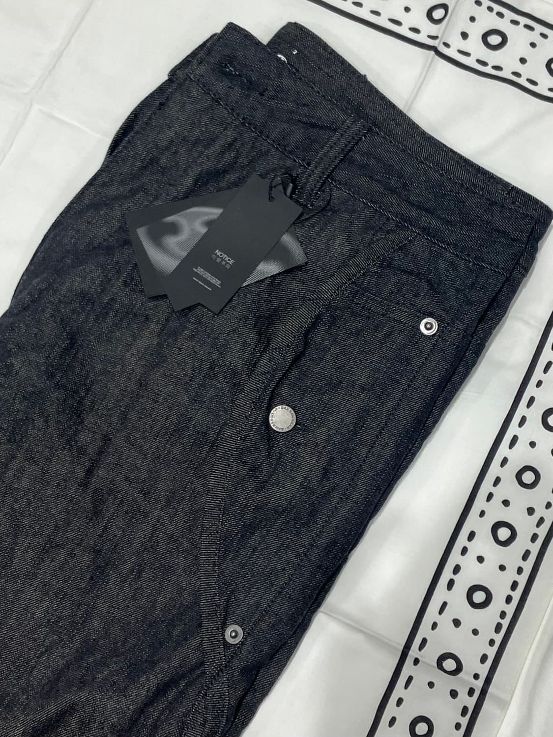 24f/w 산산기어 DENIM WAVE PANTS 상품이미지2