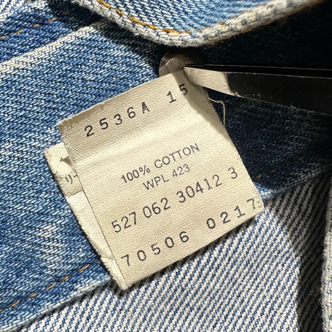 80’s USA 리바이스 데님 트러커 자켓 상품이미지10