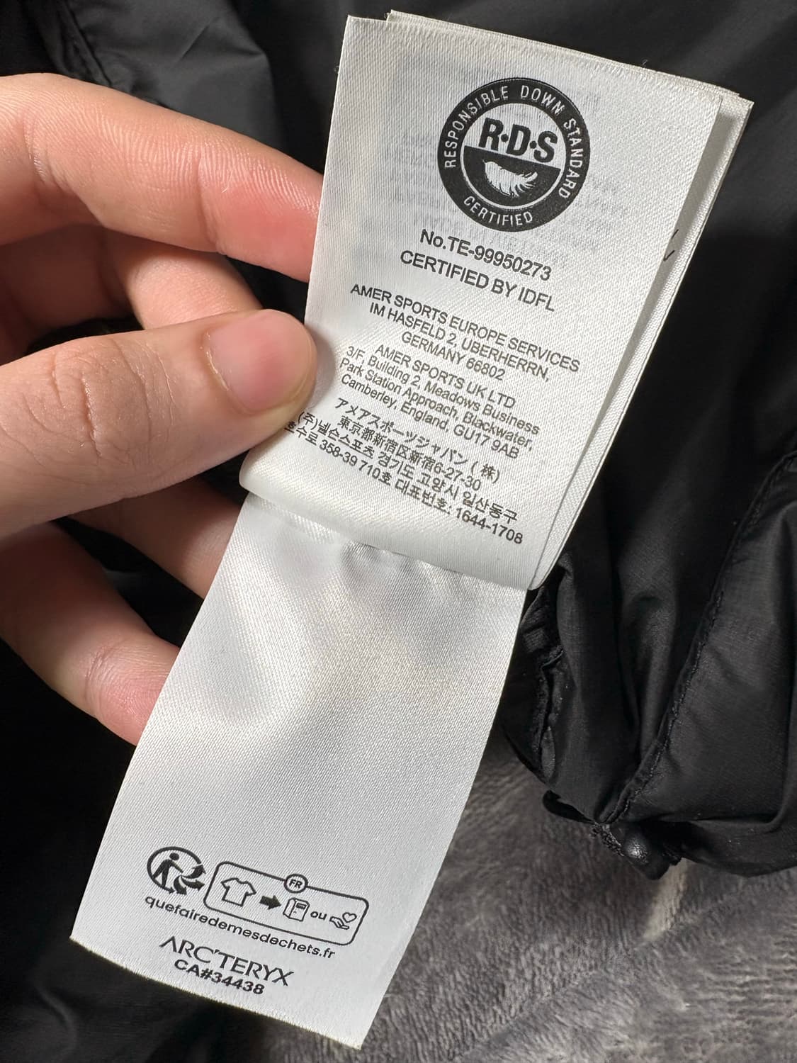 아크테릭스 세륨 후디 블랙 m 상품이미지8