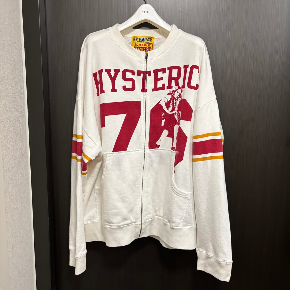 제니 착용) 히스테릭글래머 76 집업 상품이미지5