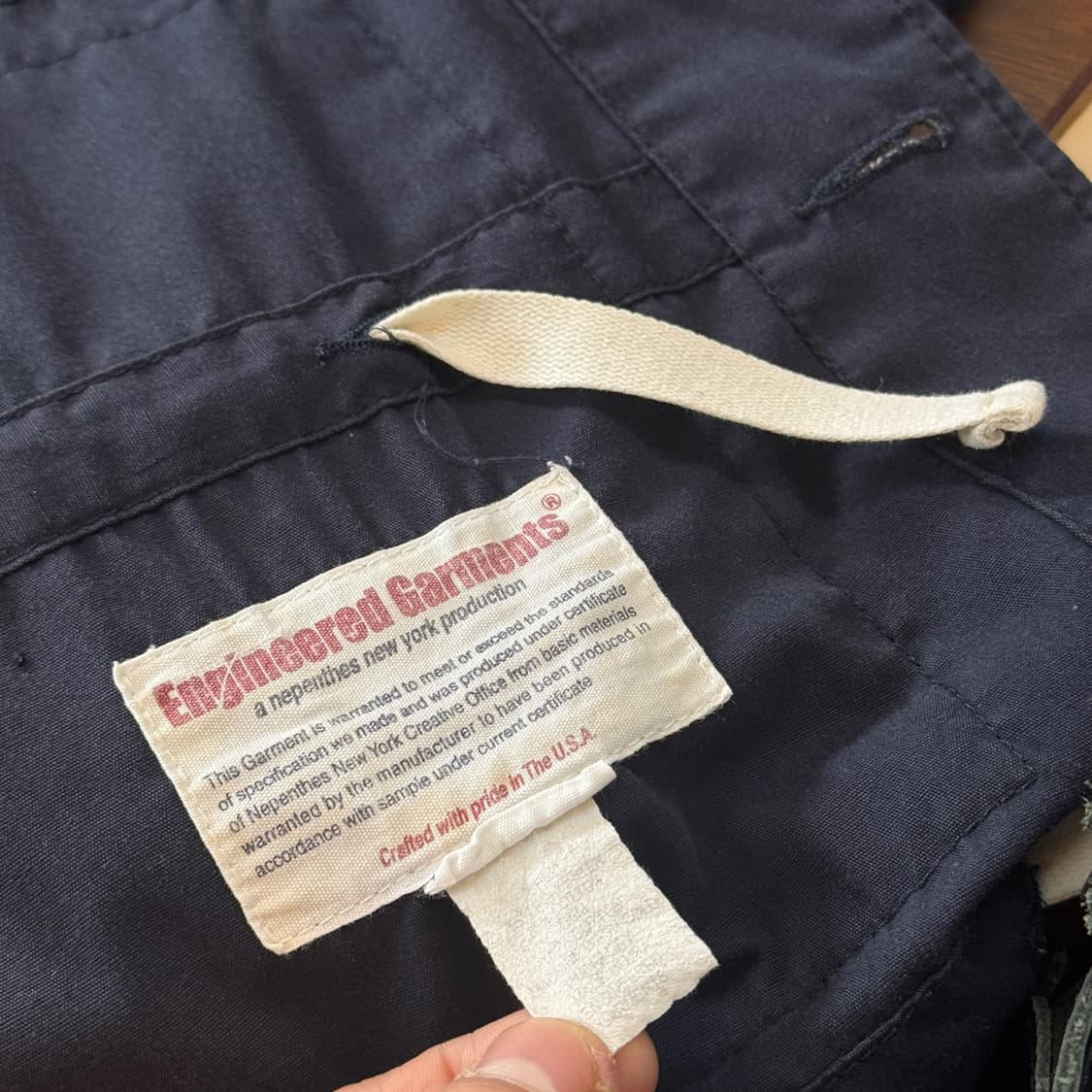 엔지니어드 가먼츠 엔가 다크 네이비 필드 베스트 상품이미지9