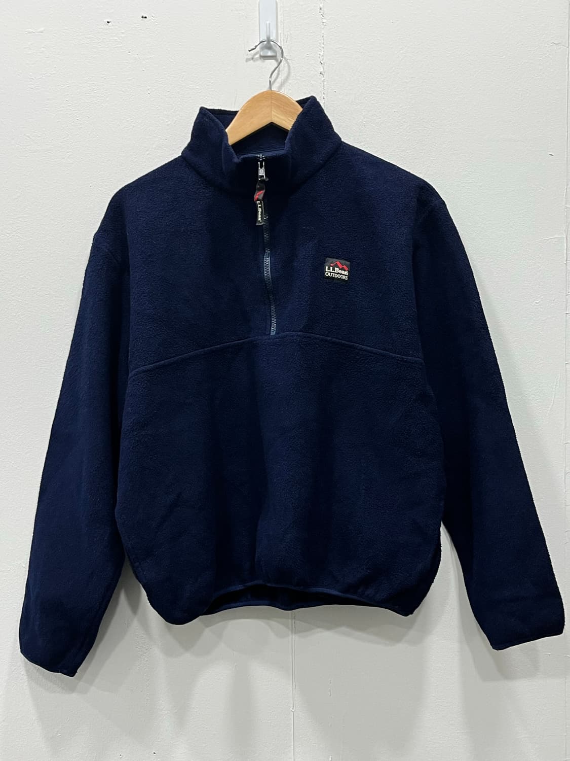 L.L.Bean 엘엘빈 네이비 하프집업 플리스 M 상품이미지2