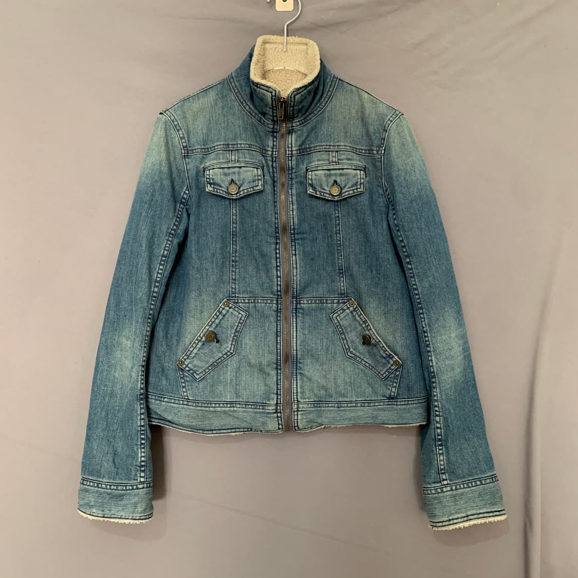 M 마크 바이 마크제이콥스 쉐르파 양털 워싱 데님 청자켓 상품이미지1