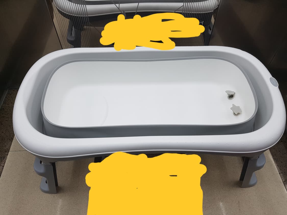 아이팜 접이식 아기 욕조 화이트 판매 상품이미지3