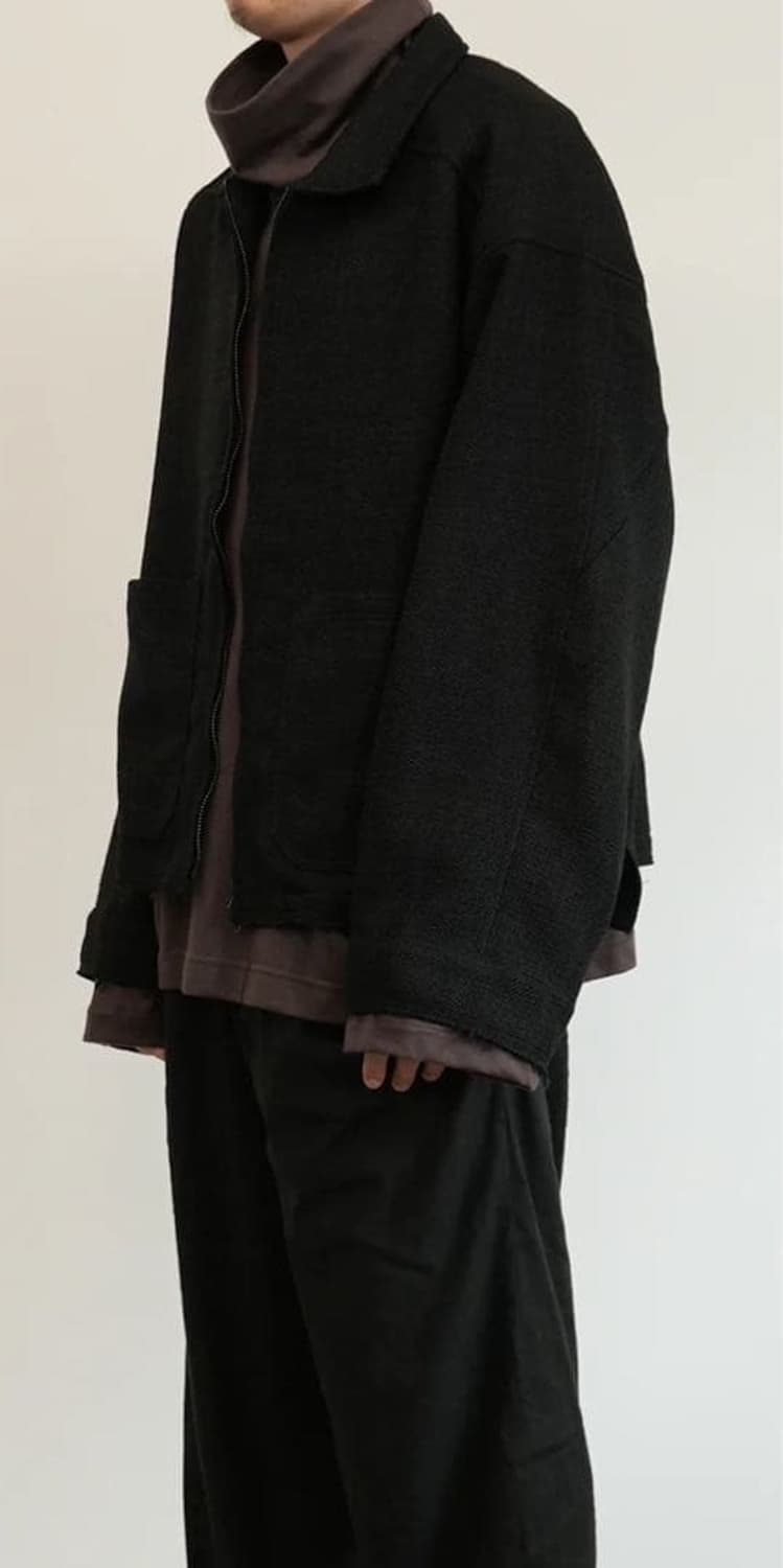 안셀름 24aw 트위드 집업 자켓 상품이미지6