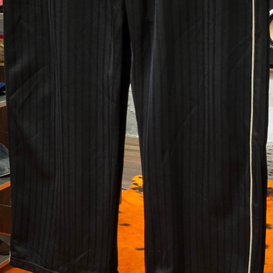 JPN 스트라이프 와이드 트랙 팬츠 상품이미지4