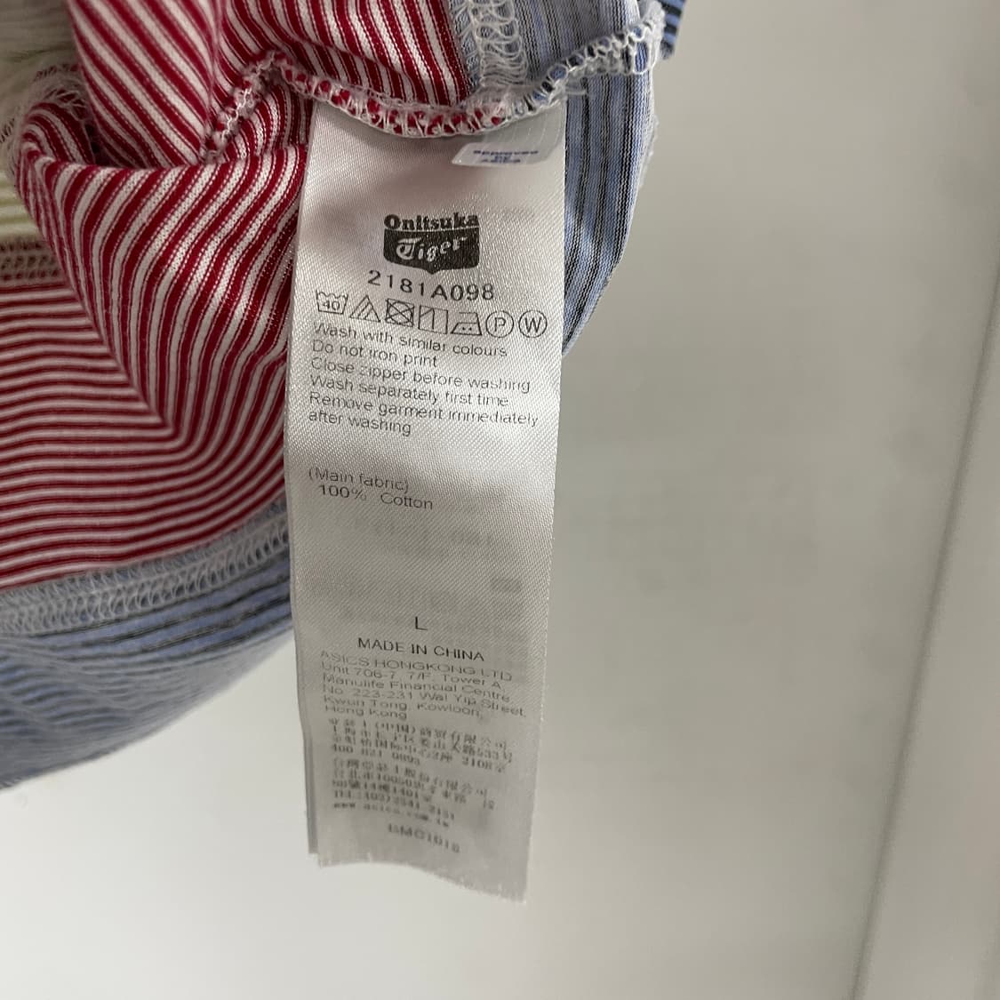 오니츠카타이거 반팔 티셔츠 L 상품이미지5