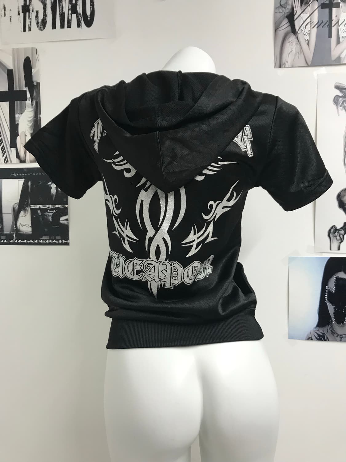 00s punk mood tribal hoodie halfsleeve   상품이미지2