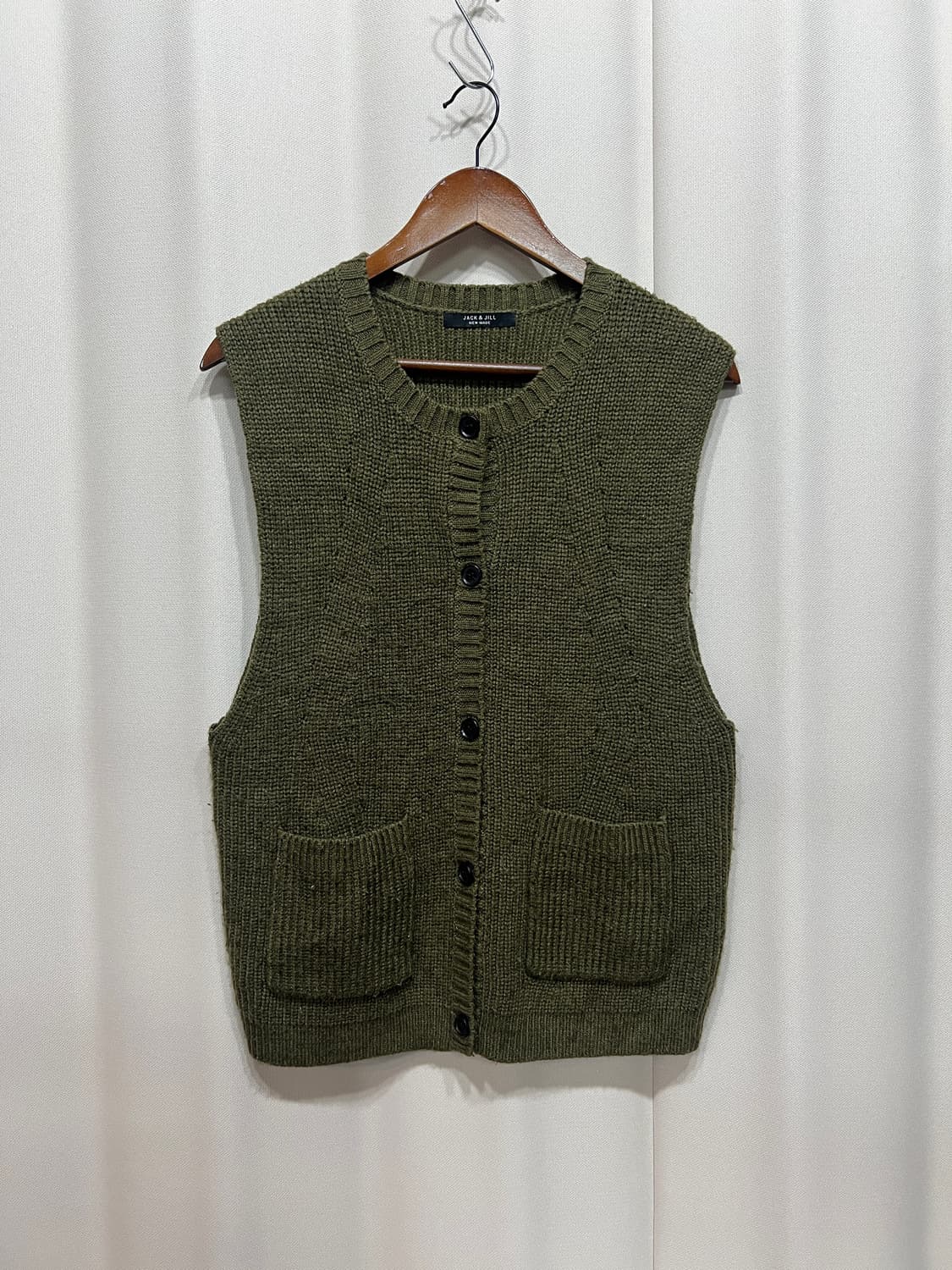 빈티지 여성 니트 베스트 가디건 상품이미지2