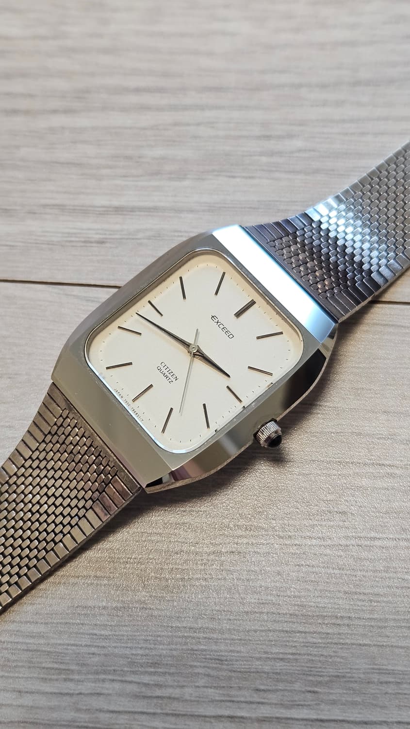 빈티지 시티즌 익시드 쿼츠 메탈 시계 상품이미지2