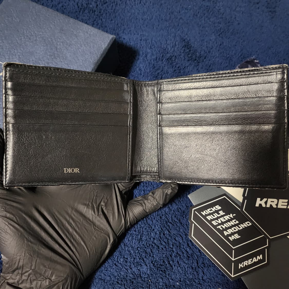 [크림판]디올 오블리크 반지갑 베이지 상품이미지4