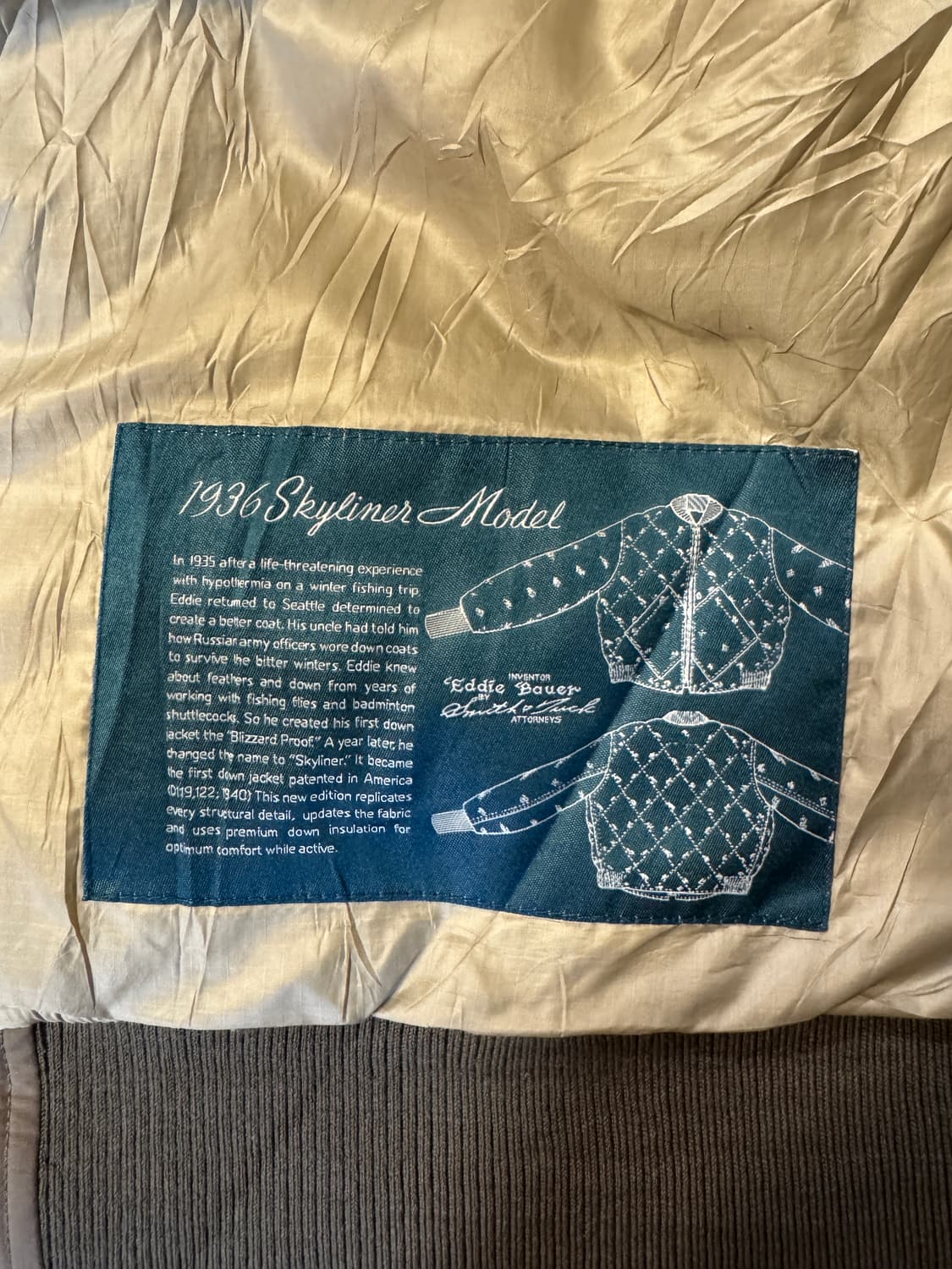 에디바우어 스카이라이너 다운 자켓 L 패딩 105 상품이미지3