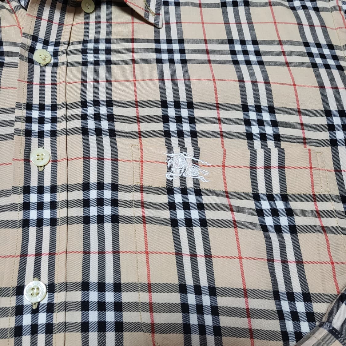 (M) 버버리 체크셔츠 빈티지 버버리셔츠 노바체크 상품이미지10