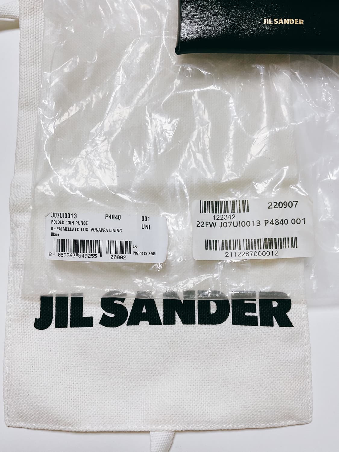 질샌더 코인 펄스 동전 지갑 금장로고 상품이미지2