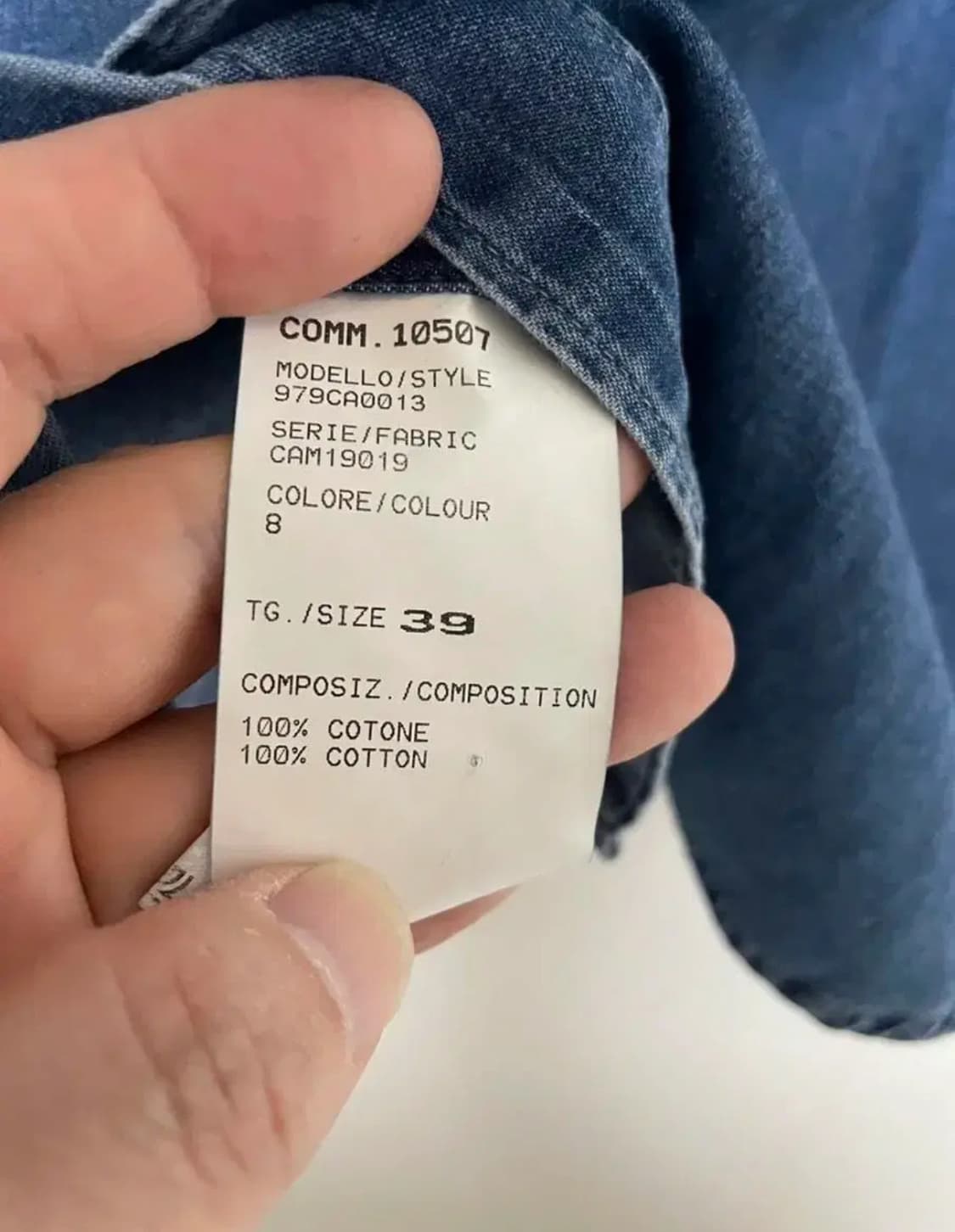 일레븐티 남성 셔츠 39 사이즈 (95 사이즈) 상품이미지4