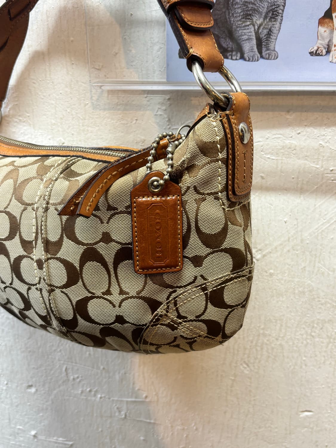 코치 빈티지 시그니처 호보 숄더백 상품이미지10