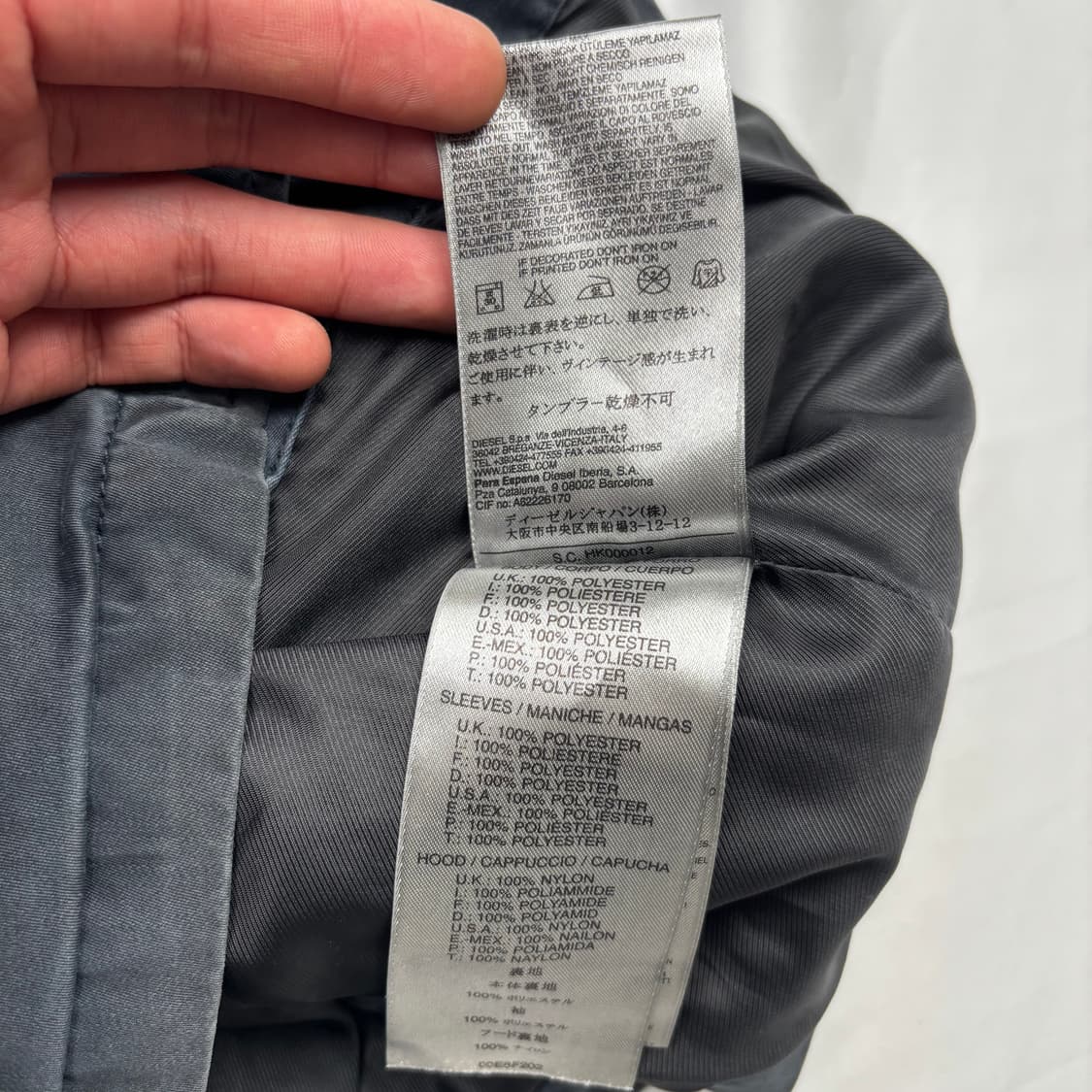 디젤 가먼트 워싱 멀티포켓 M-65 필드 자켓 M 상품이미지9