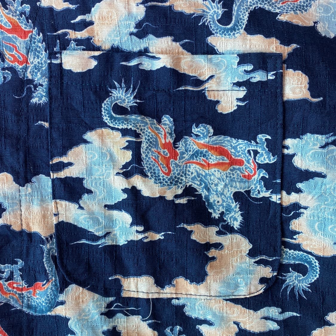 🐉 [Ar amusha] 빈티지 오리엔탈 드래곤 알로하 셔츠 상품이미지3