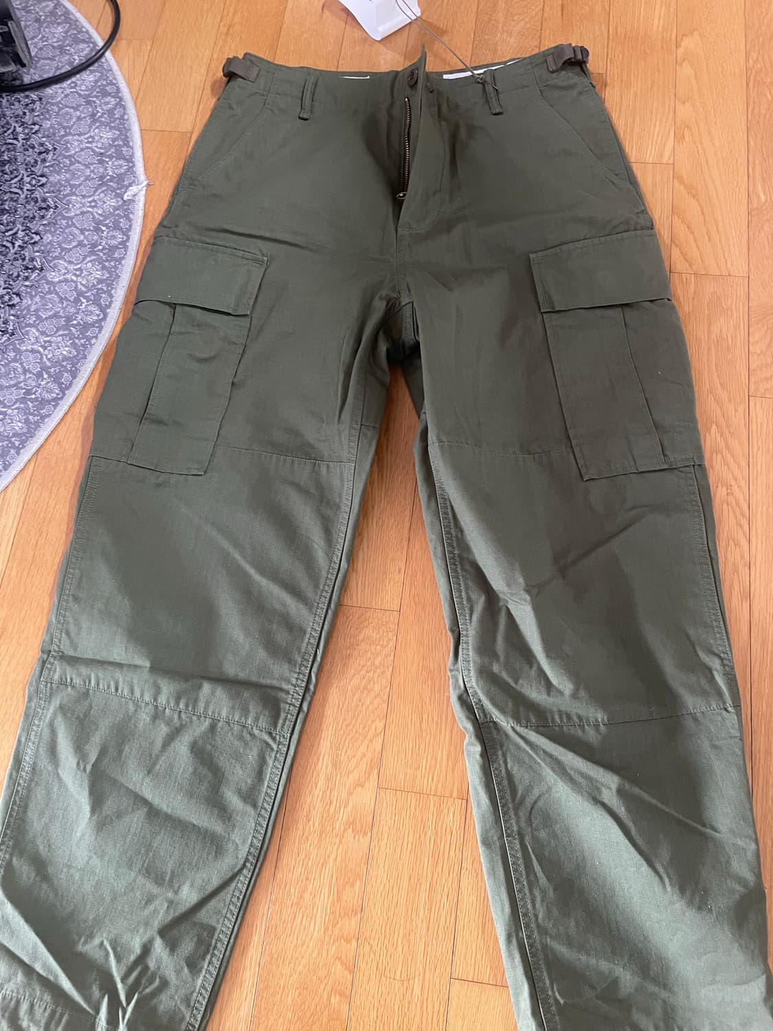 카키스 스톡 카고팬츠  상품이미지1