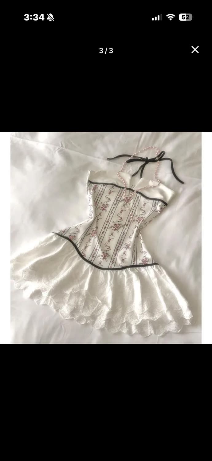 새상품) 에이블리 오프숄더 미니원피스 상품이미지3