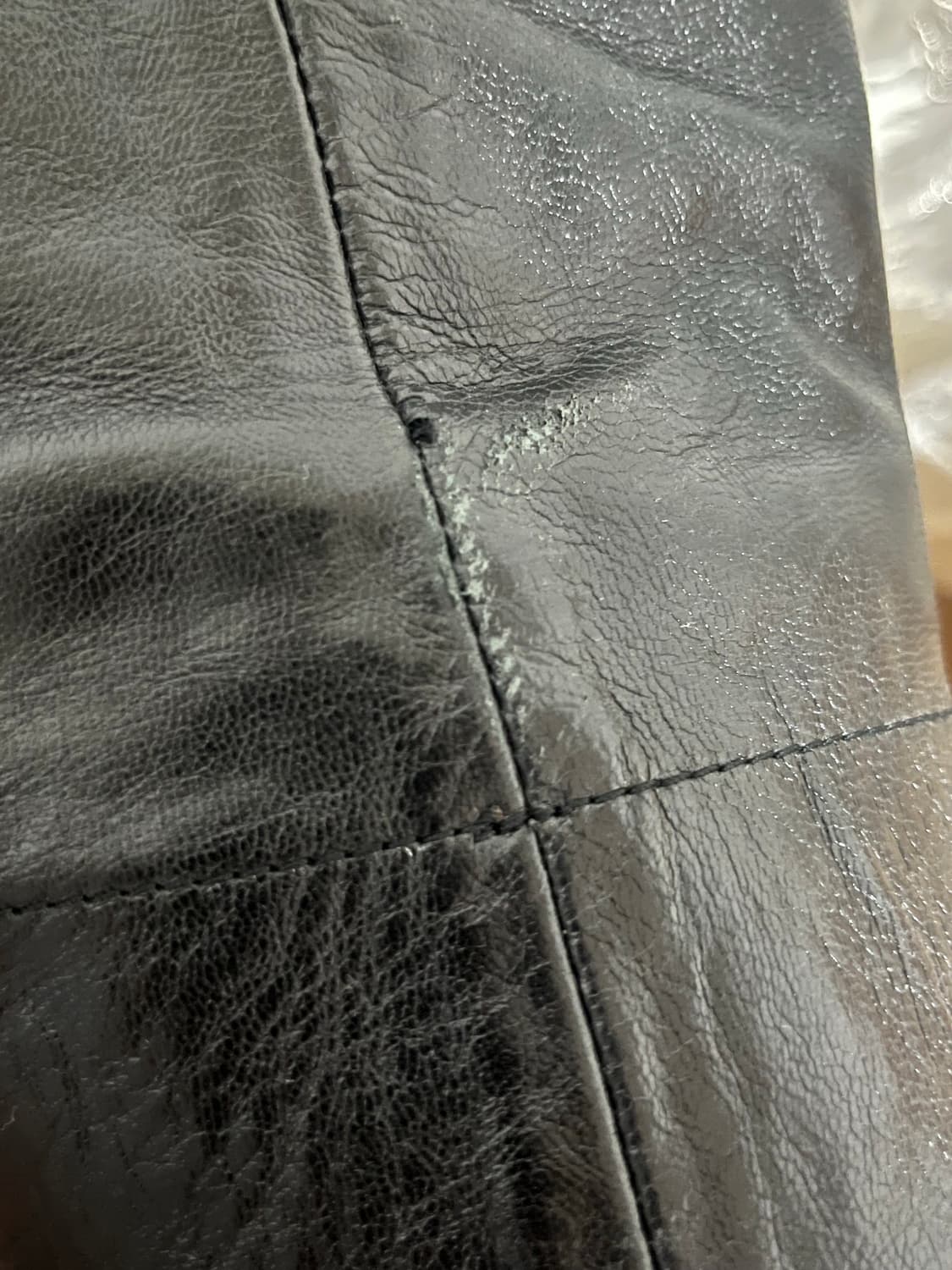 (L)스투시 레더 개러지 자켓 블랙 상품이미지2