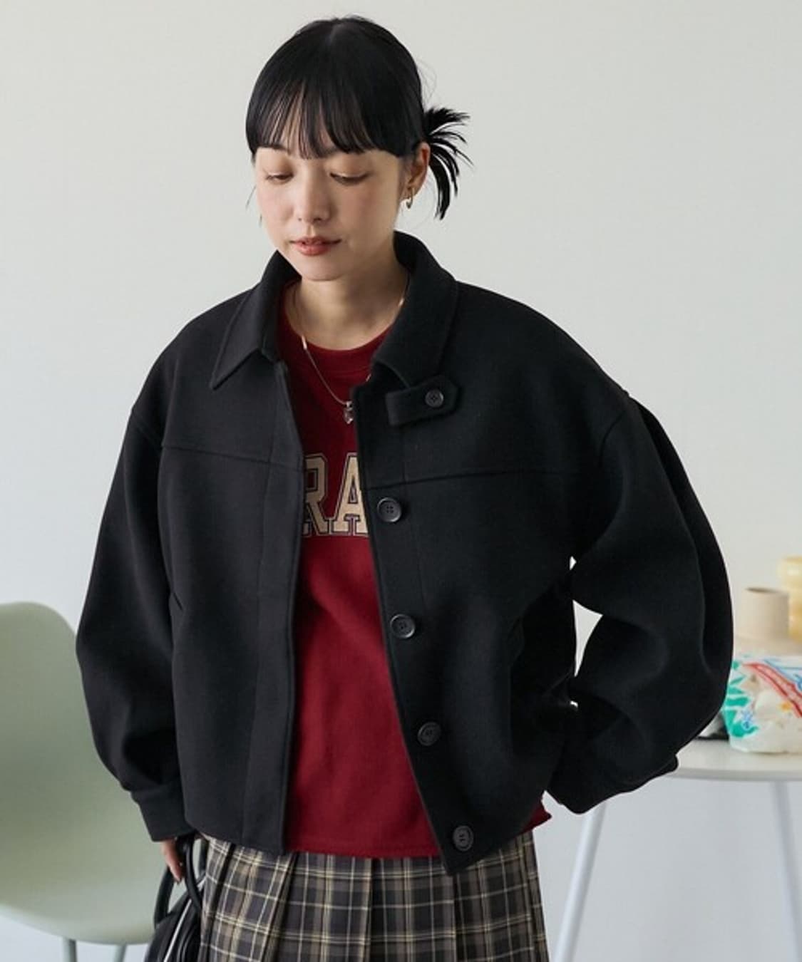 FREAK'S STORE Woolly Short Blouson 상품이미지2