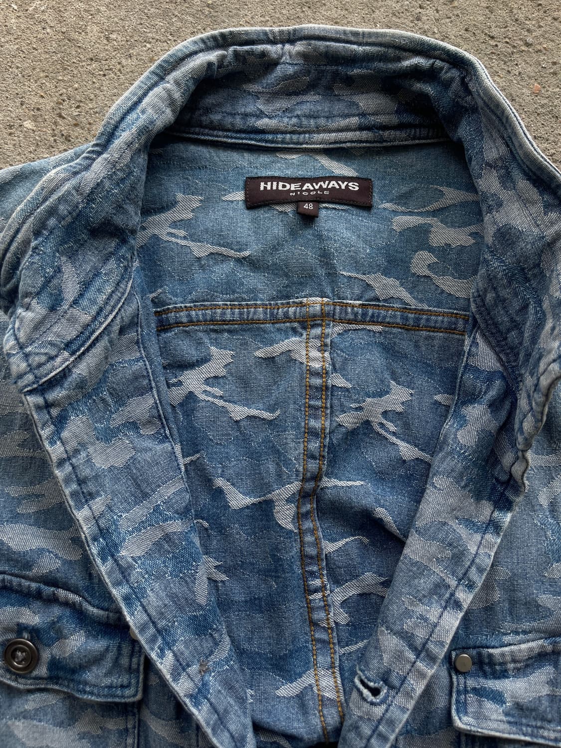 miltary denim jacket 상품이미지6