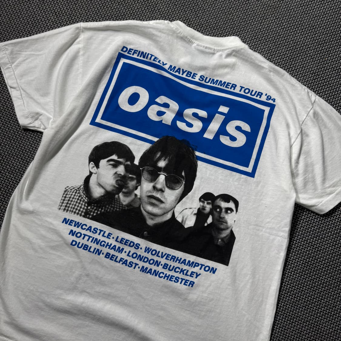 새상품) 오아시스 락밴드 프린팅 티셔츠 (L/XL) 상품이미지9