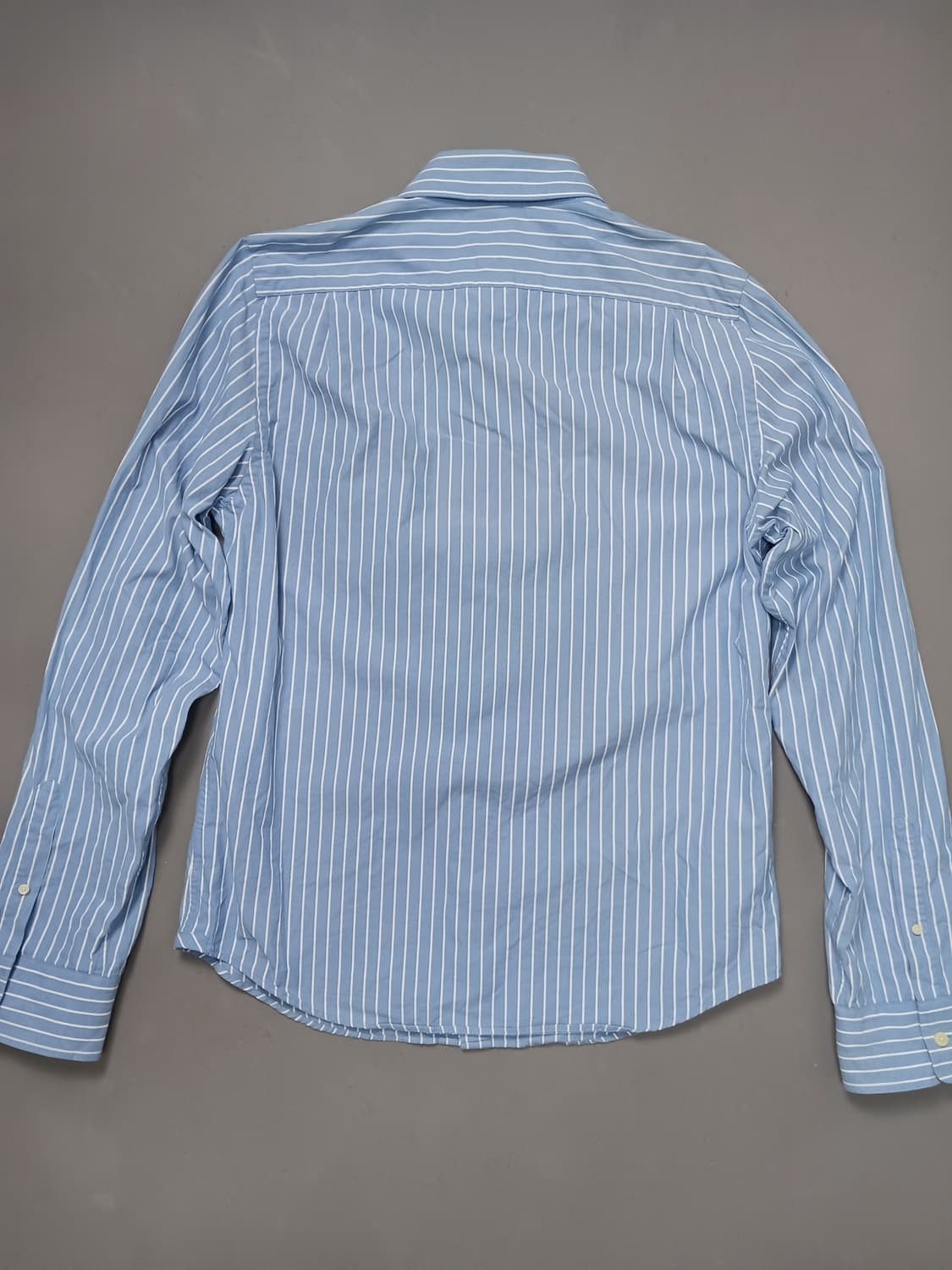 [2XL] 아베크롬비 앤 피치 머슬핏 블루 버튼다운 셔츠 상품이미지8