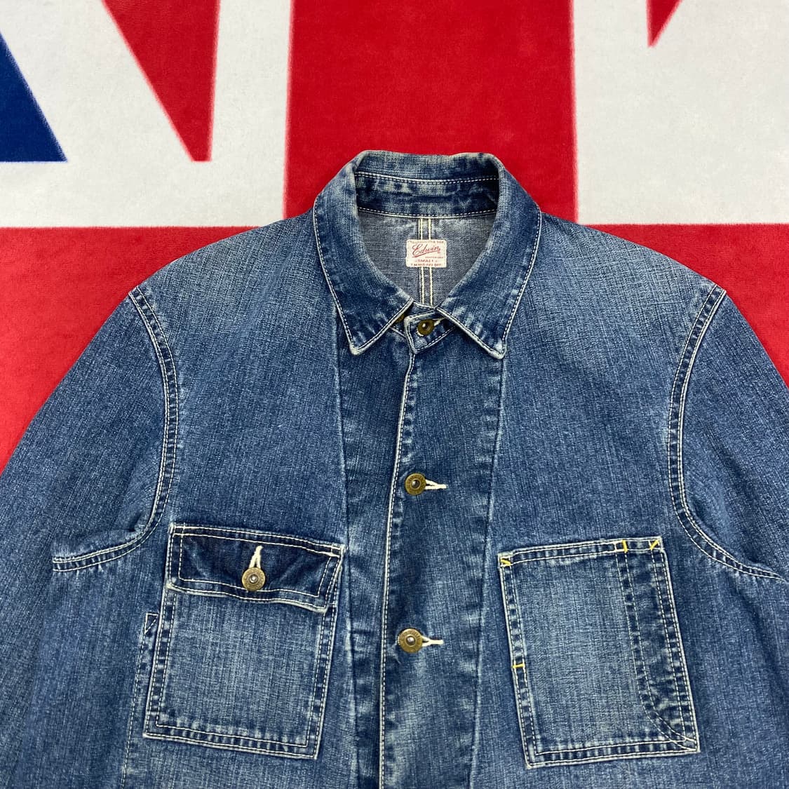 에드윈 데님 워크자켓 S 실측 M-L  상품이미지3