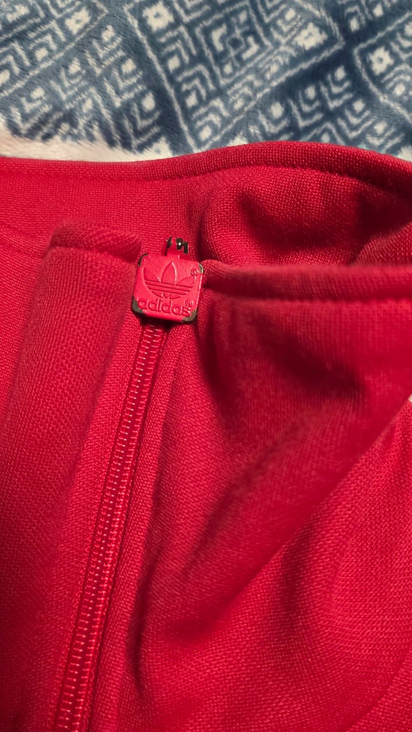 아디다스 유로파 빨강 져지 빅로고 90 상품이미지3