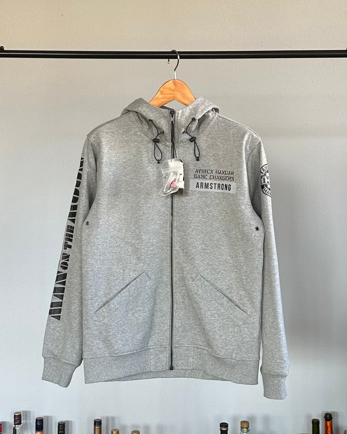 [M](새상품)아비렉스 AVIREX 암스트롱 후드집업 상품이미지1