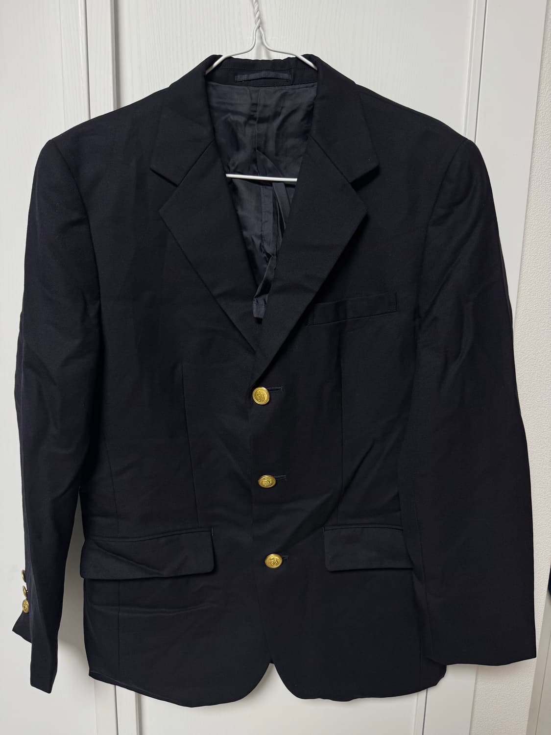 90s jpress 금장 울100 3버튼 블레이져 상품이미지1