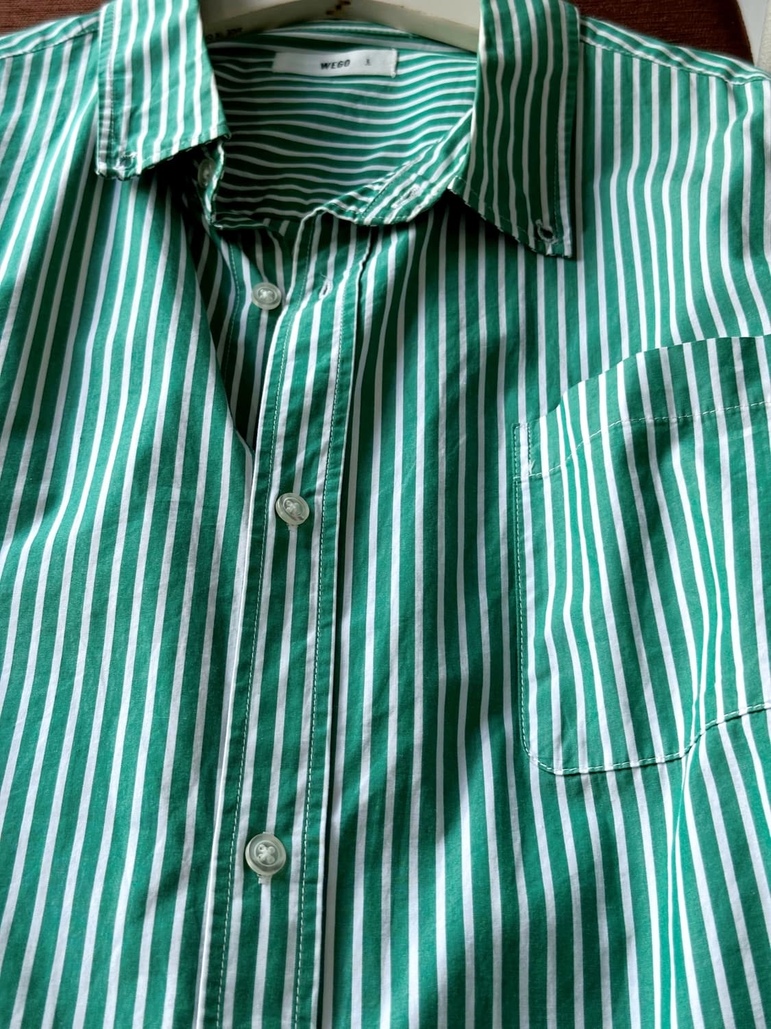 Light cotton big silhouette stripe shirt 상품이미지2