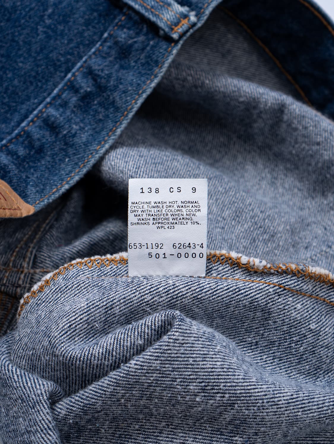 90s Levi's 501 Washed Denim Pants 상품이미지6
