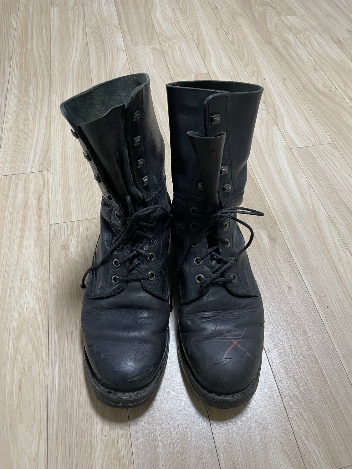 vintage german army black boots 상품이미지1