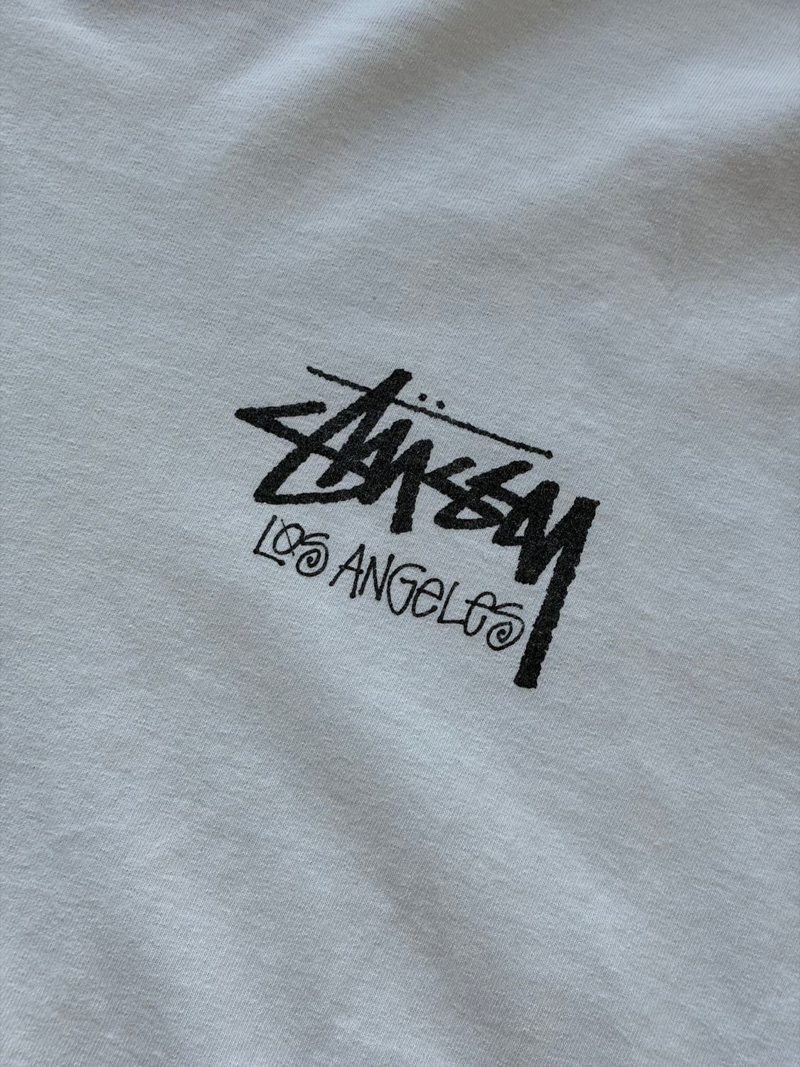stussy 스투시 스탁 로스엔젤레스 티셔츠 화이트 XL (107) 상품이미지4
