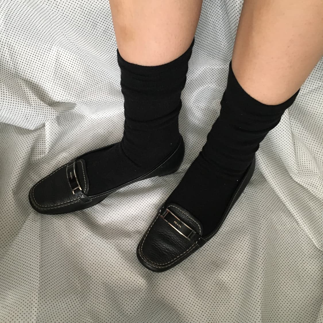프라다 블랙 로퍼 상품이미지2