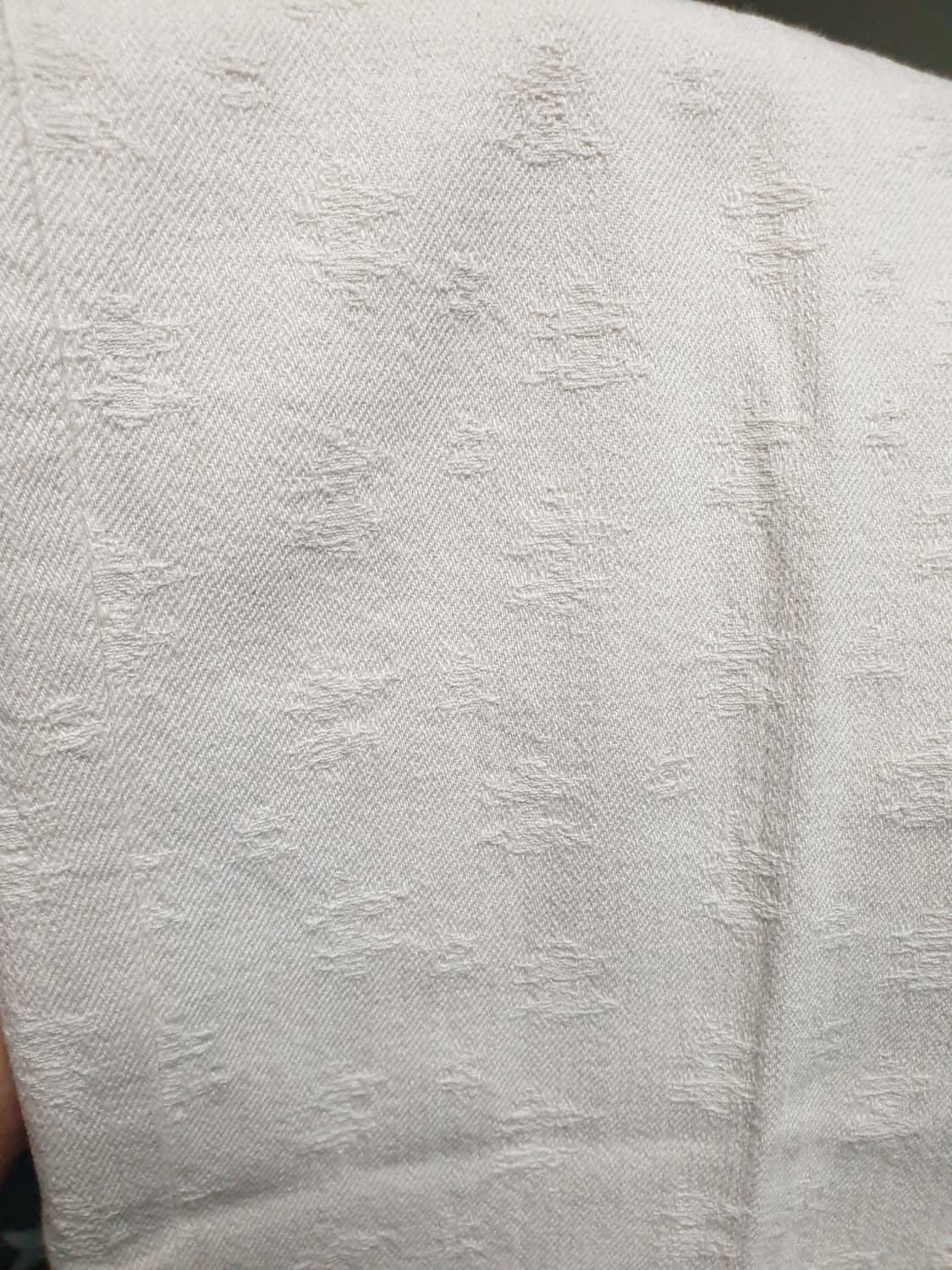 (이태리) 타임 FAISA원사 백로고 레터링 와이드 데미지 데님진(29) 상품이미지9