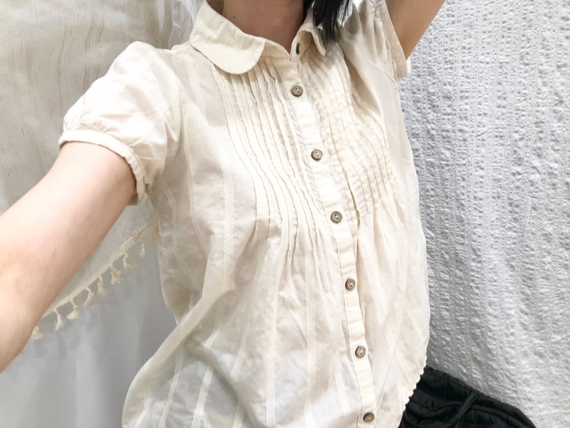 ivory lovely puff blouse 상품이미지6
