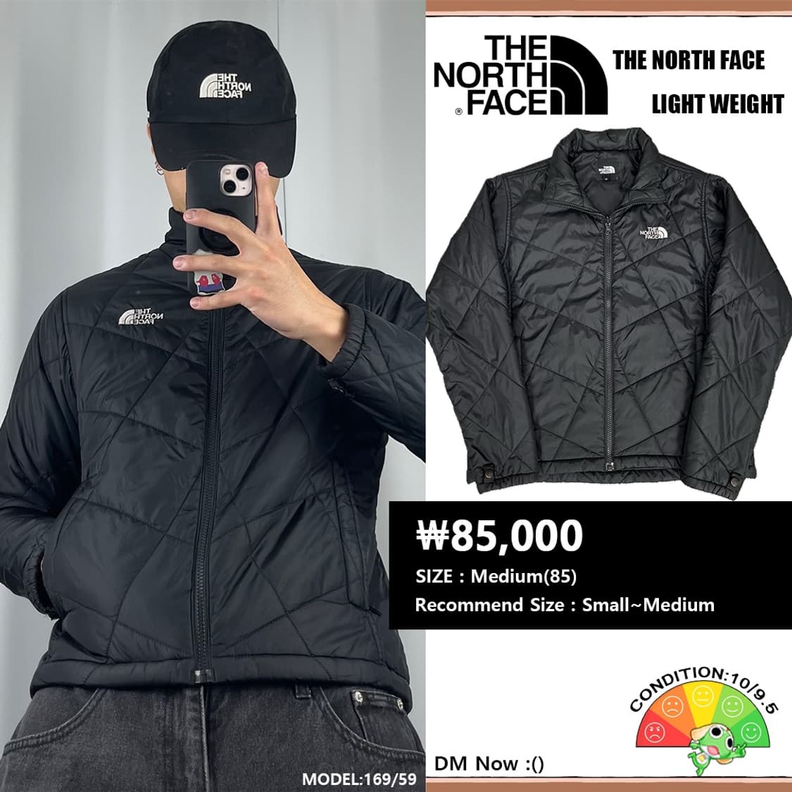 <노스페이스 경량패딩> No.1262 상품이미지1