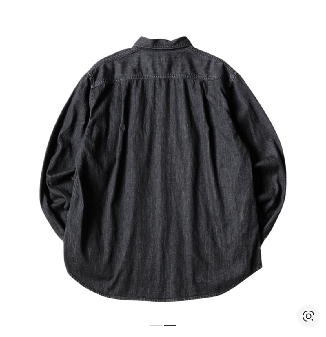 캐피탈 8온즈 블랙 X 키나리 데님 드리즐러 워크 셔츠 블랙 키나리 XL 상품이미지2