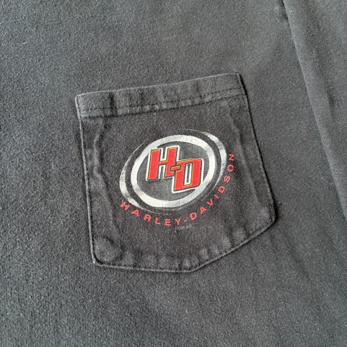 00년대 생산 할리데이비슨 블랙 플레임 긴팔 티셔츠 상품이미지5