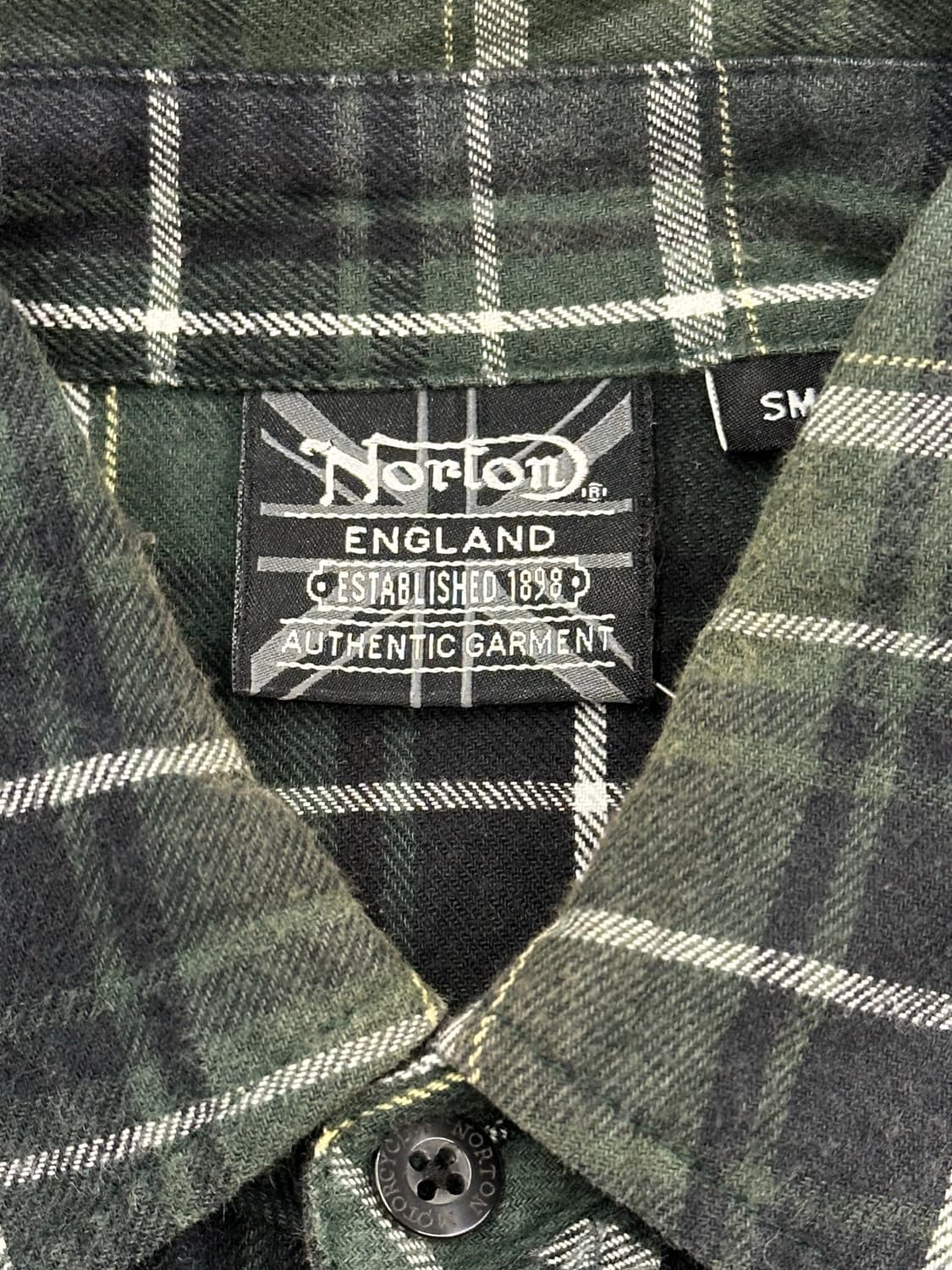 S)Norton 빈티지 카키 플란넬 셔츠 상품이미지6