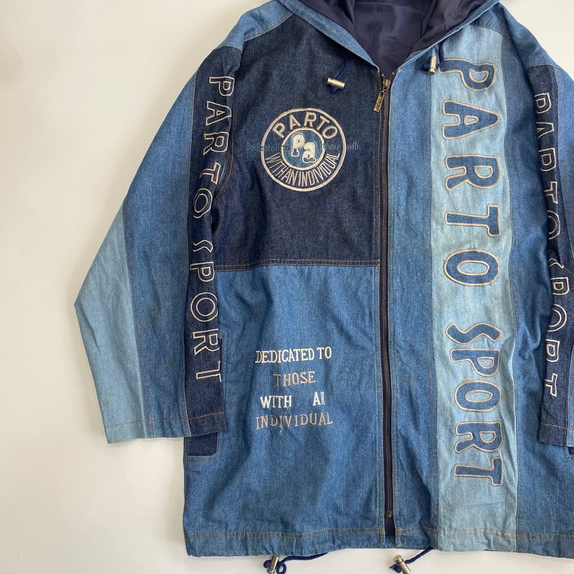 [M] Parto Denim Hood Jacket 상품이미지4