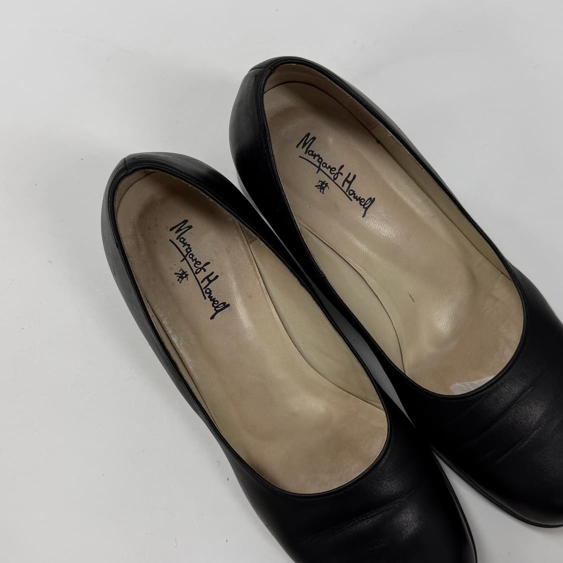 90s Margaret Howell round toe pumps 상품이미지4