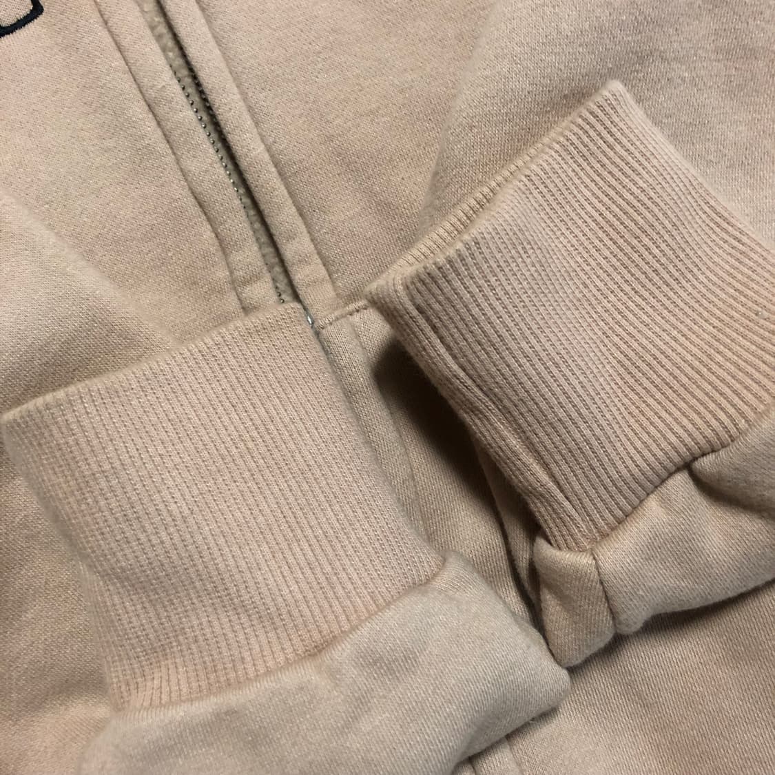 챈스챈스 레터링 기모 후드집업 상품이미지4