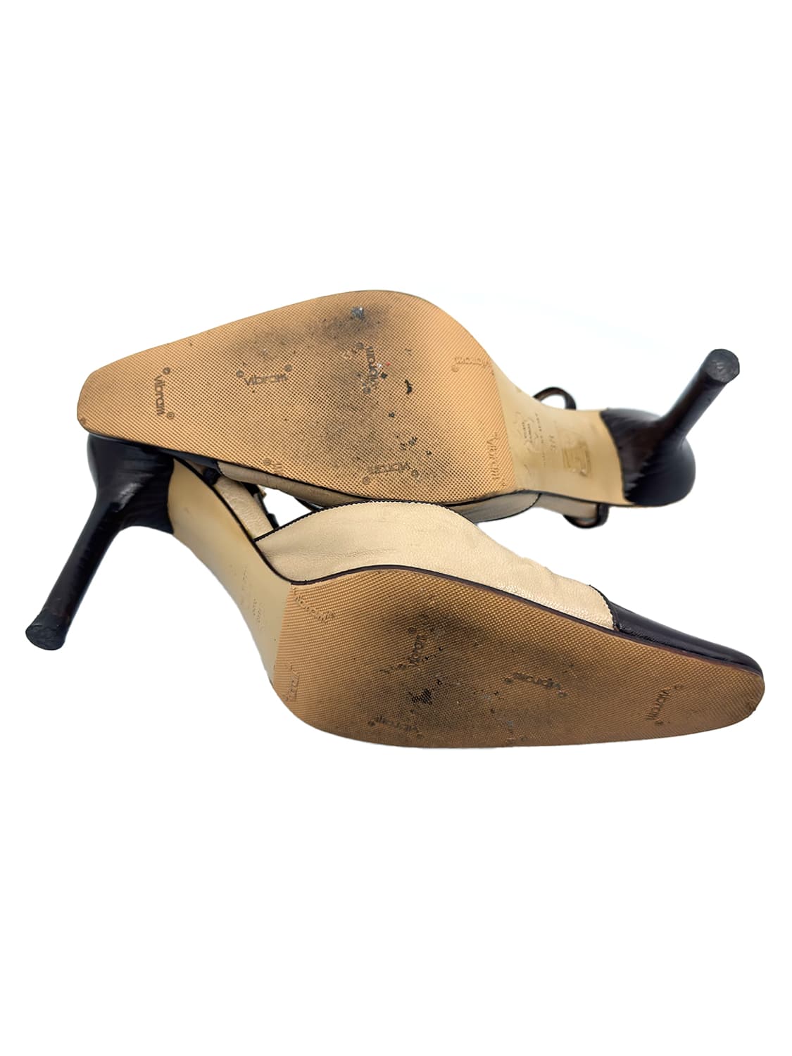 MaxMara TwoTone Leather Slingback/ 38 상품이미지8