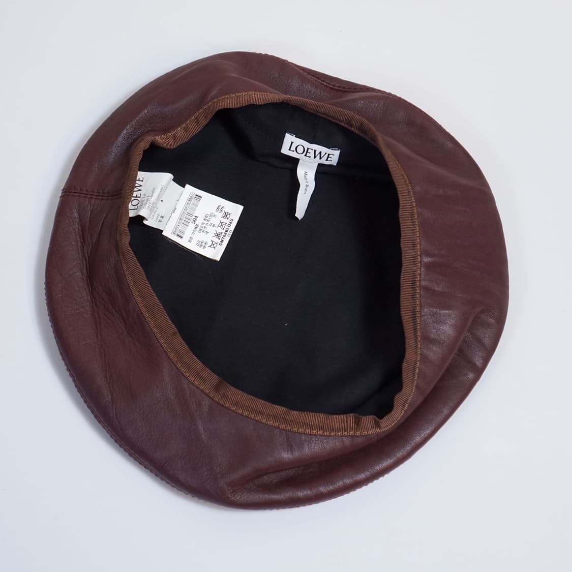 로에베 램스킨 베레모 모자 상품이미지1